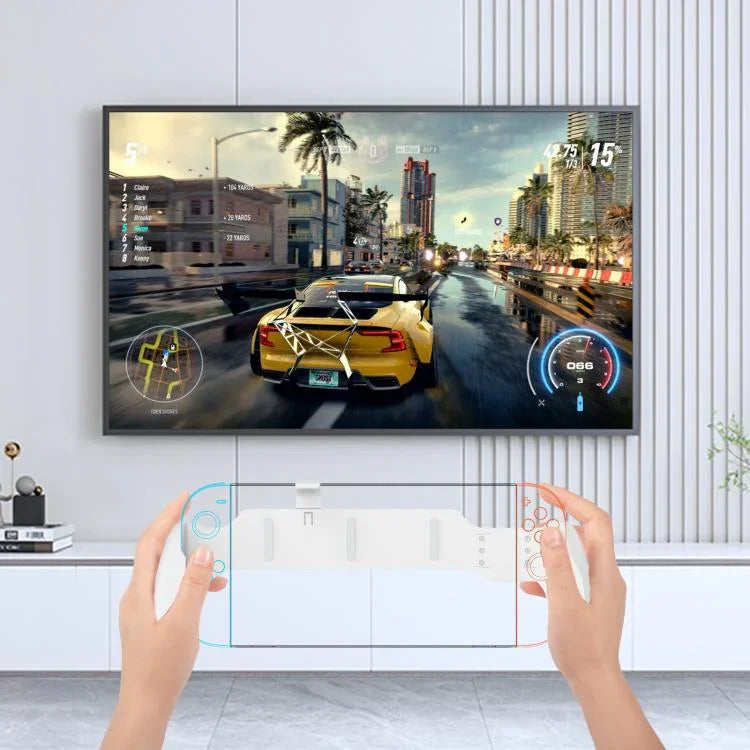 適用於 Nintendo Switch 2 / Switch / Switch OLED 人體工學防滑握把，JYS-NS2297 黑色，JYS-NS2297 白色