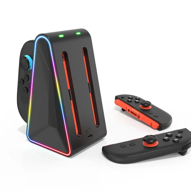 適用於 Nintendo Switch 2 4 合 1 手柄充電收納底座，YZC-520 充電底座