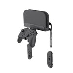 適用於 Nintendo Switch 2 PGTECH GP-369 遊戲主機壁掛收納架，帶手柄收納掛鉤