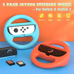 2pcs /Pack Steering Wheel Grip for Nintendo Switch 2/Switch Joy-Con Controllers