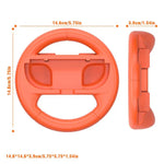 2pcs /Pack Steering Wheel Grip for Nintendo Switch 2/Switch Joy-Con Controllers