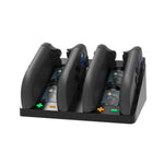 任天堂 Switch 2 四合一充電座，支援 4 控制器與 4 記憶卡插槽，型號 HBS-2803