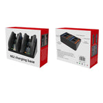 任天堂 Switch 2 四合一充電座，支援 4 控制器與 4 記憶卡插槽，型號 HBS-2803