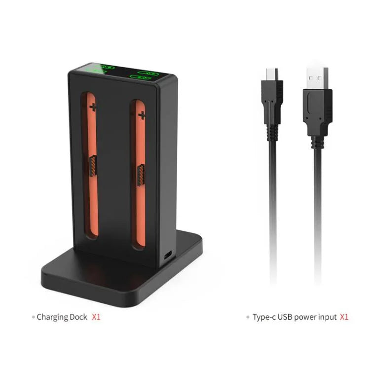 DOBE 任天堂 Switch 2 四合一磁吸充電站，帶 LED 指示燈與卡匣收納，型號 TNS-3192B