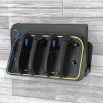 任天堂 Switch 2 JoyCon 壁掛式充電座，帶 RGB 燈光，型號 HBS-2807
