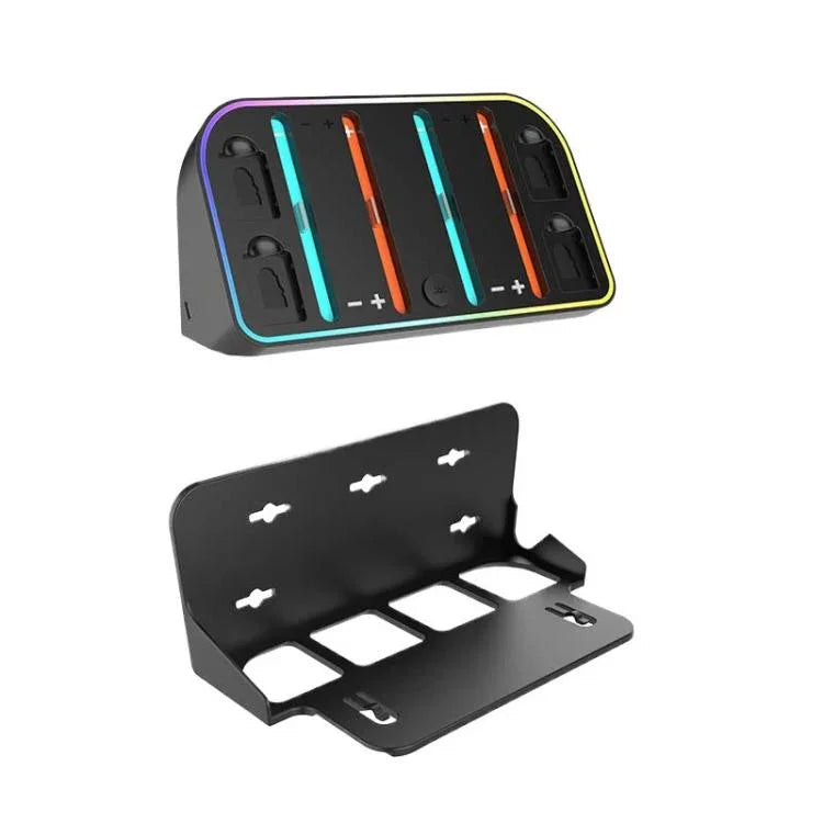 任天堂 Switch 2 JoyCon 壁掛式充電座，帶 RGB 燈光，型號 HBS-2807