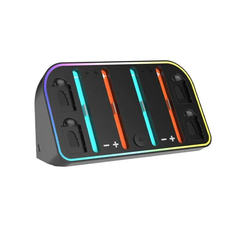 任天堂 Switch 2 JoyCon 壁掛式充電座，帶 RGB 燈光，型號 HBS-2807
