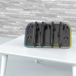 任天堂 Switch 2 JoyCon 壁掛式充電座，帶 RGB 燈光，型號 HBS-2807
