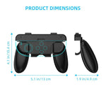 適用於 Nintendo Switch 2 Joy-Con 控制器 2 合 1 可拆卸握把，適用雙手/單手使用