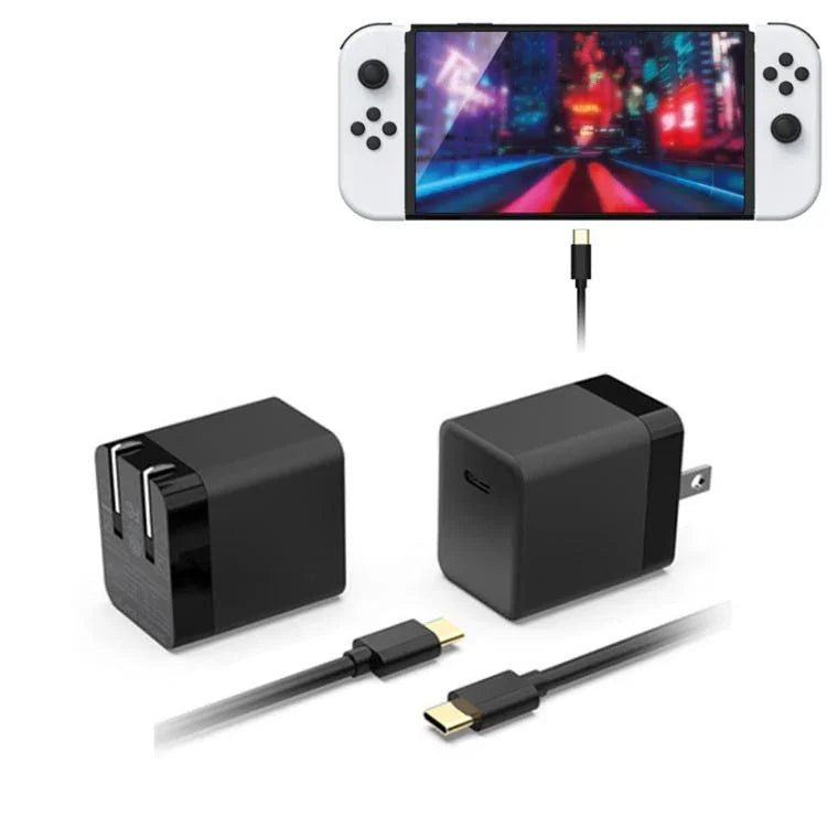 DOBE 45W GaN 快充充電器，適用於 Nintendo Switch 2/Switch OLED/Switch/Switch Lite USB-C 充電器 美國插頭，適用於 Nintendo Switch 2