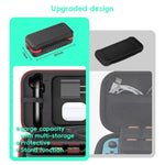 For Nintendo Switch 2 OIVO  Large-Capacity EVA Carrying Case With Built-In Stand, 24 Game Card Slots