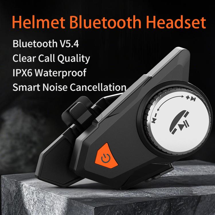 M9 摩托車安全帽藍牙耳機 IPX6 防水，自動接聽，高清音質，適用騎士/外送/群組對講，M9