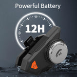 M9 摩托車安全帽藍牙耳機 IPX6 防水，自動接聽，高清音質，適用騎士/外送/群組對講，M9