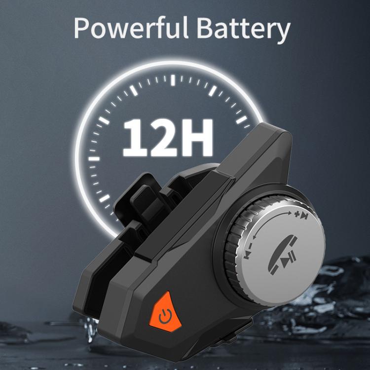 M9 摩托車安全帽藍牙耳機 IPX6 防水，自動接聽，高清音質，適用騎士/外送/群組對講，M9