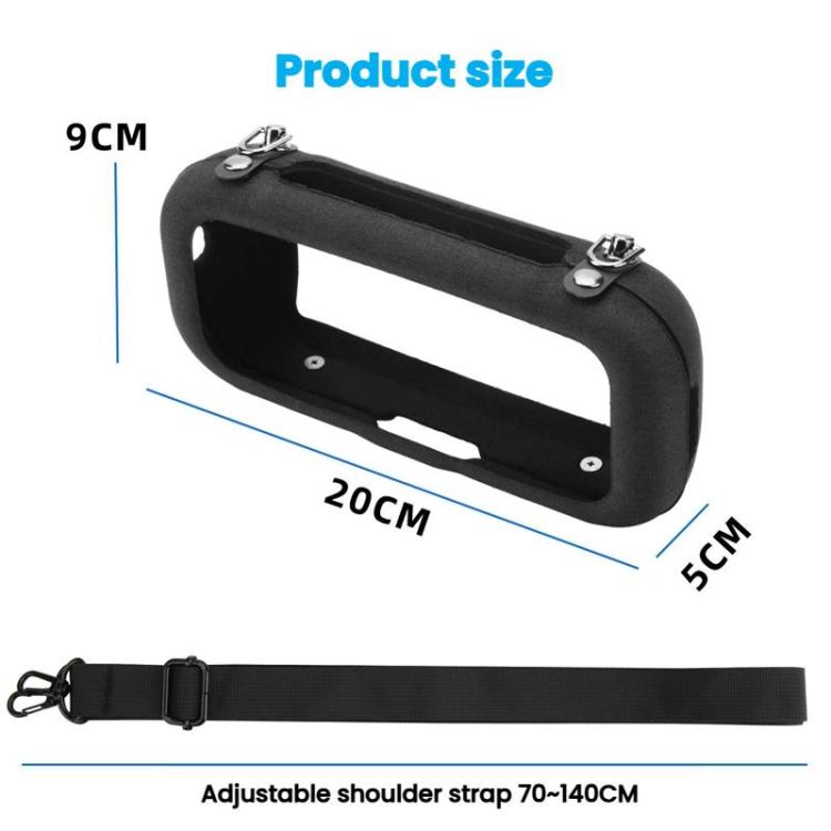 適用於 Bose SoundLink Flex 第1/2代喇叭保護套 EVA 肩帶，款式3 黑色