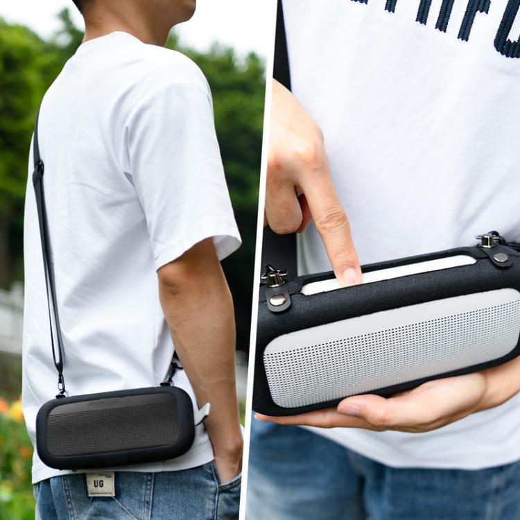 適用於 Bose SoundLink Flex 第1/2代喇叭保護套 EVA 肩帶，款式3 黑色