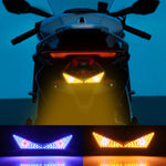 Motorcycle License Plate Screw Light Universal Decorative Accessory Headlight for Customization, Triangle Light White Yellow Flashing, Triangle Light Red Blue Flashing, Semicircular Light White Yellow Flashing, Semicircular Light Red Blue Flashing     ...