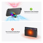 適用於 Nintendo Switch 2 的 JYS 4K 60Hz 電視底座 5 合 1 集線器，帶千兆以太網端口 RGB 環境燈，JYS