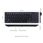 Rii K12+ 辦公電腦筆記型靜音 2.4GHz 無線迷你鍵盤