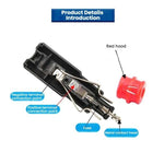12V-24V No Welding Car Mounted Cigarette Lighter Plug European Cigarette Lighter Plug Car Indent, Car Cigarette Lighter Plug
