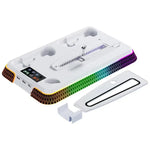 適用於 PS5 Pro / PS5 Slim / PS5 多功能散熱底座，雙手柄充電座，YH66S 鋼琴款彩色燈白色，YH66S 鋼琴款彩色燈黑色，YH66 白色，YH66 黑白色，YH66 黑色