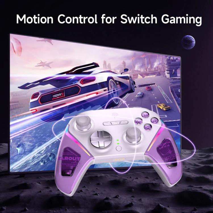 EasySMX D10 無線遊戲手柄，雙模式扳機與 TMR 霍爾效應搖桿，PC/Switch/手機/Steam 充電底座