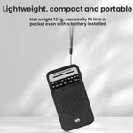 便攜指針 AM/FM 全頻道收音機