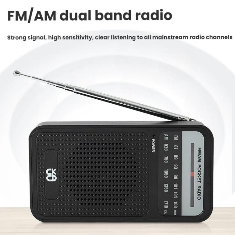 便攜指針 AM/FM 全頻道收音機