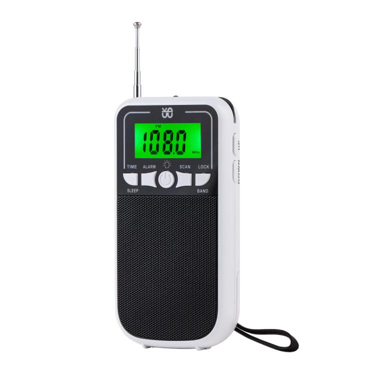 便攜 FM/AM/SW 多頻段高靈敏度時鐘控制收音機播放器，適用歐盟，適用美國