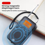 便攜 FM/AM 時鐘控制立體聲口袋收音機播放器，適用歐盟，適用美國