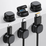 AhaStyle WG178 6個多功能粘貼式桌面電纜收納充電線夾