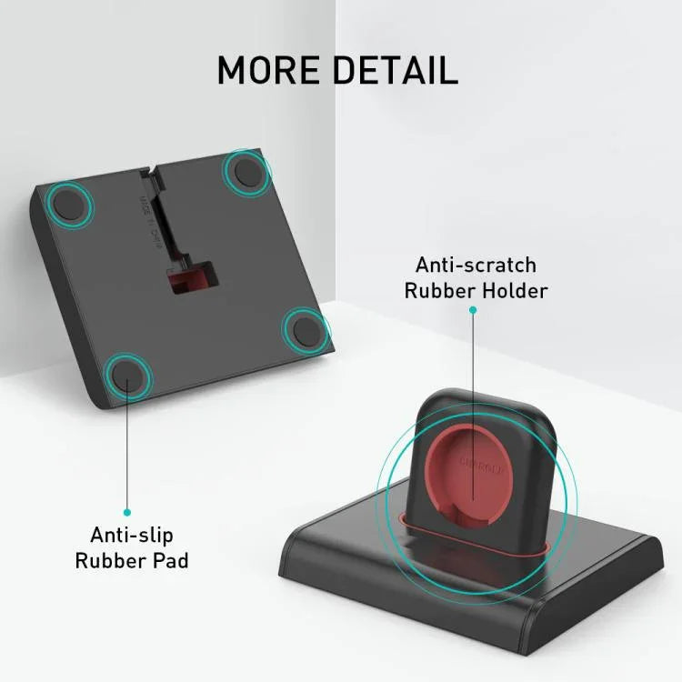 適用於 Apple Watch / 耳機 AhaStyle PT117-1 充電座塑膠收納架，不含充電器