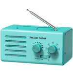 雙頻 FM/AM 外接電源插座收音機播放器，適用歐盟，適用美國