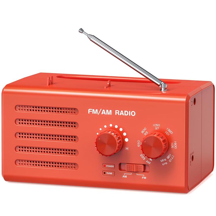 雙頻 FM/AM 外接電源插座收音機播放器，適用歐盟，適用美國