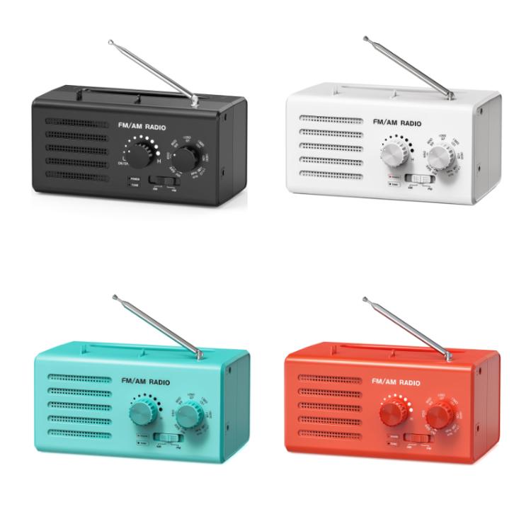 雙頻 FM/AM 外接電源插座收音機播放器，適用歐盟，適用美國