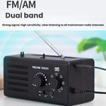 雙頻 FM/AM 外接電源插座收音機播放器，適用歐盟，適用美國