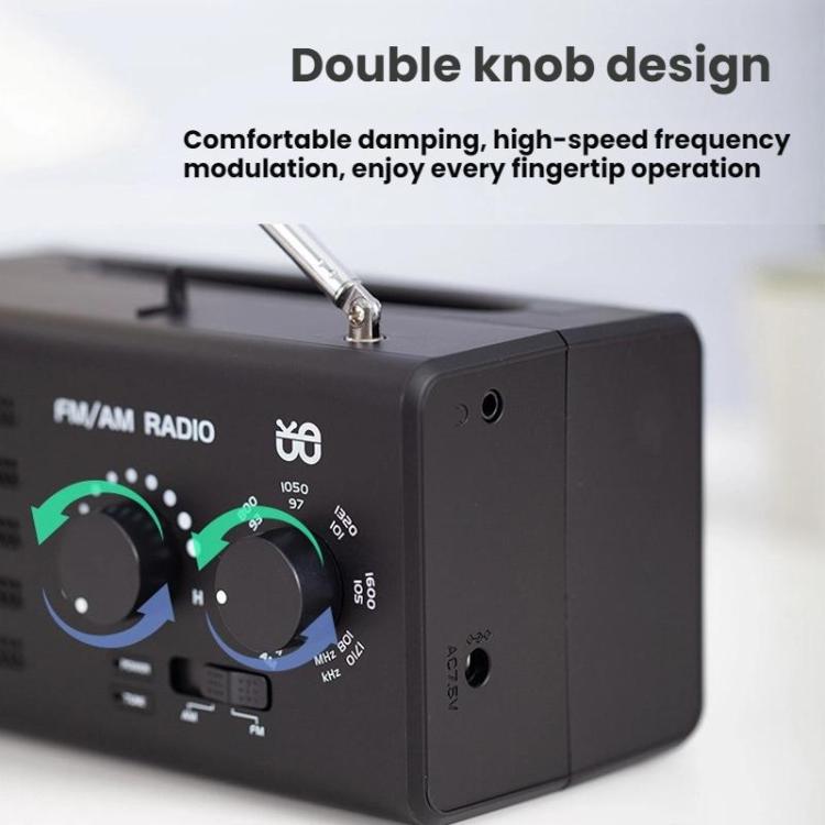 雙頻 FM/AM 外接電源插座收音機播放器，適用歐盟，適用美國