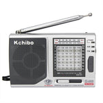 Kchibo 10頻段 AM/FM/SW 便攜收音機配高保真喇叭緊湊迷你多頻段接收器, KK-9803