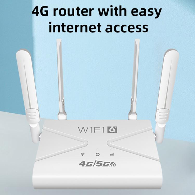4G WiFi 路由器便攜式插卡無線熱點，歐規插頭，CPF907