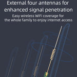 4G WiFi 路由器便攜式插卡無線熱點，歐規插頭，CPF907