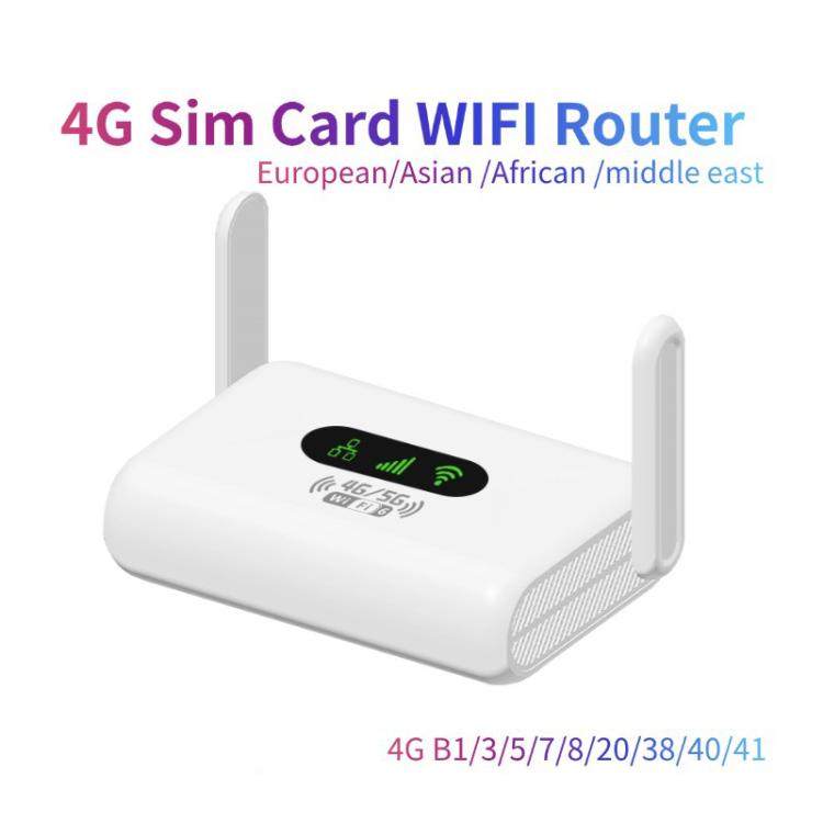 歐洲/亞洲/非洲版 4G 迷你 CPE 無線 SIM 卡路由器便攜 WiFi 熱點，歐規插頭，Q30