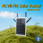 EAU 4G 太陽能 SIM 卡 WiFi 6 路由器防水戶外 4G 轉 WiFi 線纜