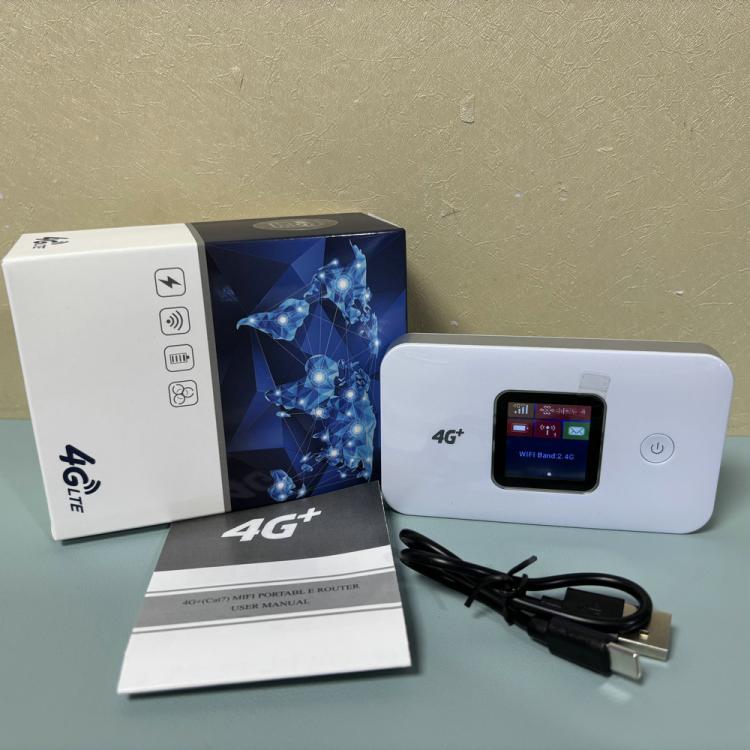 MF801 4G CAT7 雙頻便攜 WIFI LTE 300M 無線插卡路由器彩屏 MIFI 行動熱點，MF801
