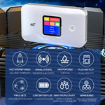 MF801 4G CAT7 雙頻便攜 WIFI LTE 300M 無線插卡路由器彩屏 MIFI 行動熱點，MF801
