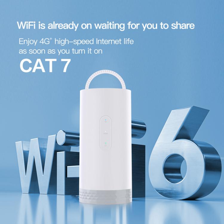 CAF902 4G CPE CAT7 SIM卡路由器 彩色露營燈 戶外LTE便攜WiFi熱點，歐規插頭，CAF902