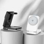 G12 磁吸三合一直立無線充電器 適用 Apple iPhone／AirPods／Apple Watch