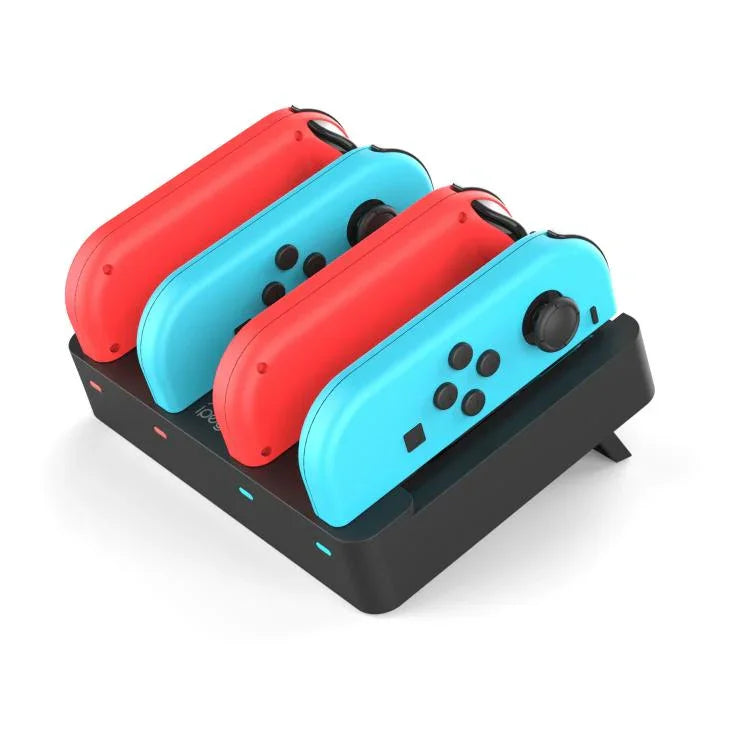 ipega 4合1 充電座適用於 Nintendo Switch 2/Switch Joy-Con 控制器充電站，PG-SW2081