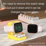 For Apple Watch Typewriter Style Stand Wireless Charging Silicone Base
