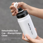 WEST BIKING 720ml 自行車水壺，防漏擠壓設計，便攜運動補水瓶，720ml 黃色，720ml 白色，720ml 寬口白色，720ml 寬口黃色