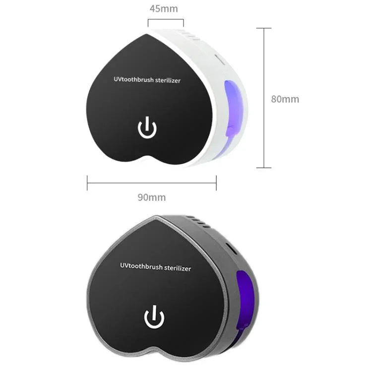 便攜式 USB 可充電牙刷消毒器，帶紫外線消毒功能